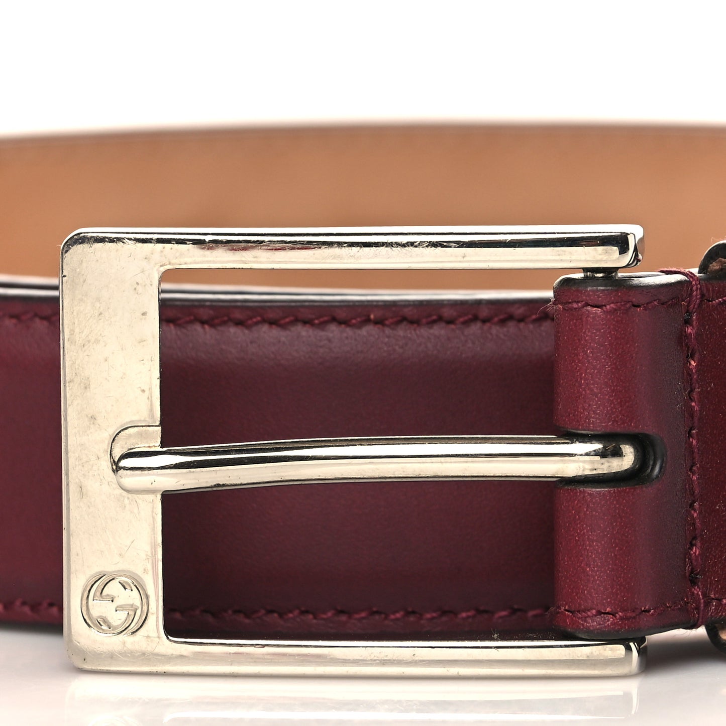 Selleria Calfskin Belt 95 38 Strong Red