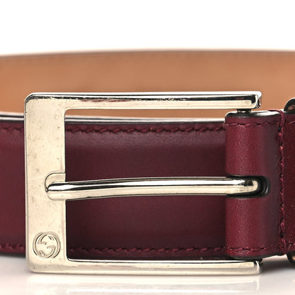 Gucci Selleria Calfskin Belt 95 38 Strong Red 6 of 9