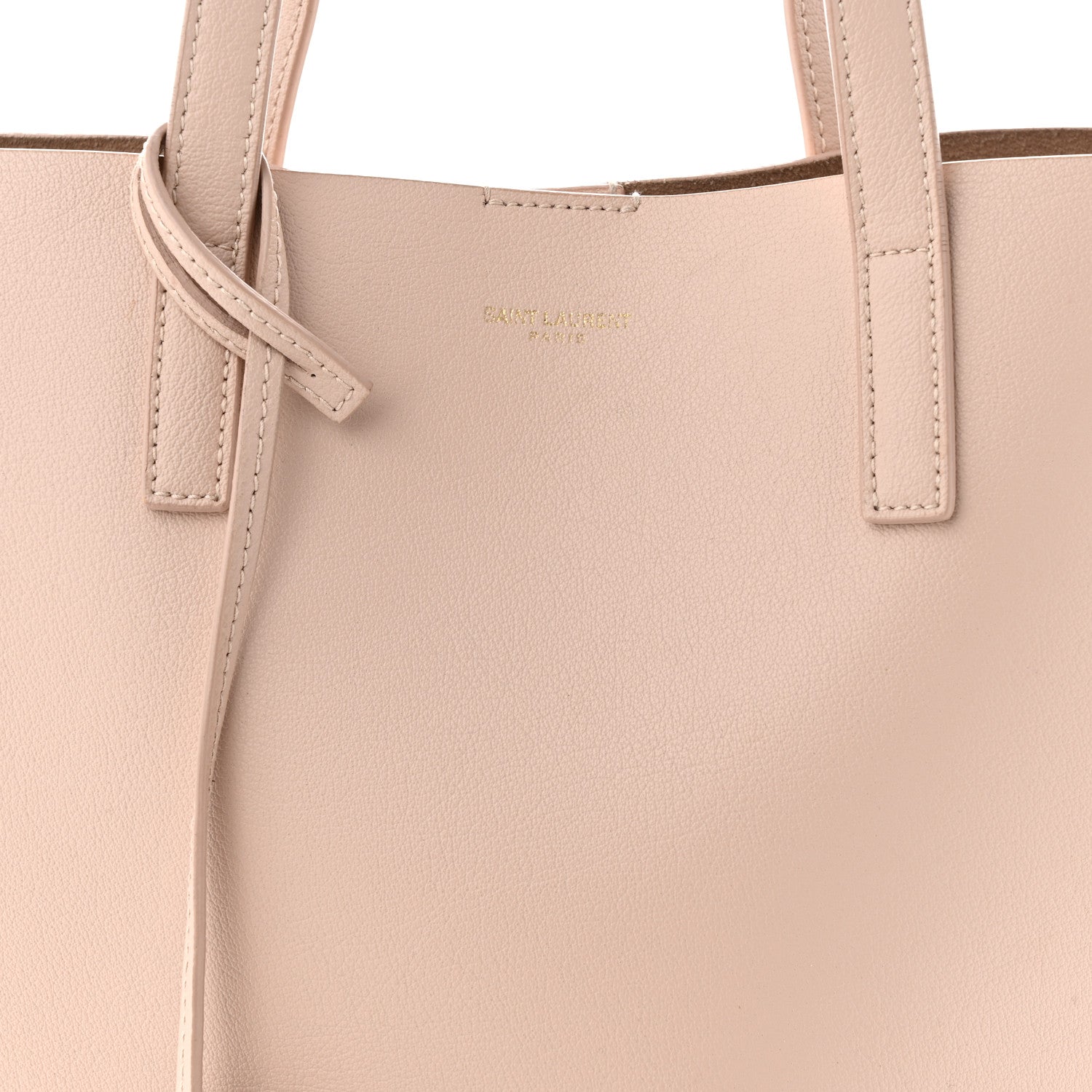 Saint Laurent Calfskin Toy Shopping Tote Nude Powder 8 of 13