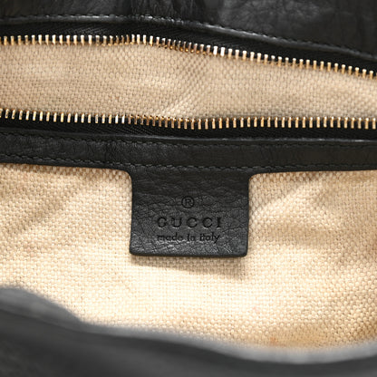 Gucci Pebbled Calfskin Medium Soho Flap Crossbody Black 6 of 15