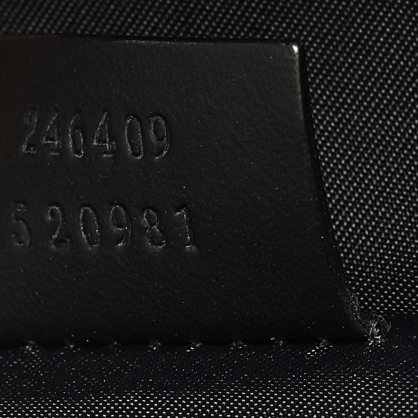 Guccissima Web Belt Bag Black