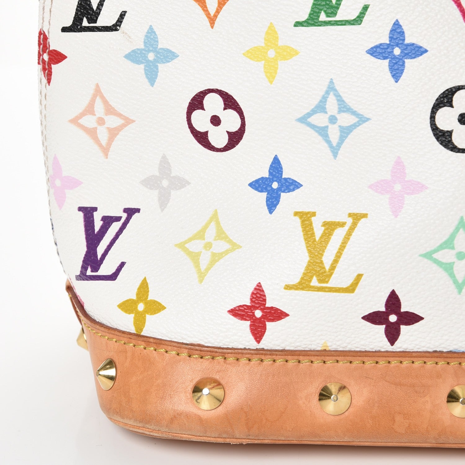 Louis Vuitton Monogram Multicolor Alma White 16 of 19