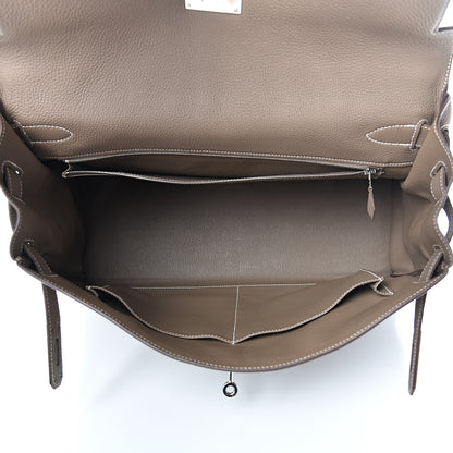 Hermes Togo Kelly Retourne 40 Etoupe 4 of 14