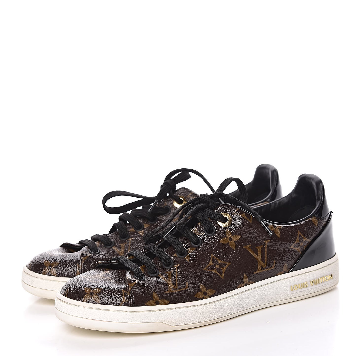 Patent Monogram Frontrow Sneakers 37