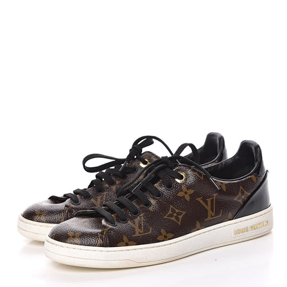 Louis Vuitton Patent Monogram Frontrow Sneakers 37 3 of 12