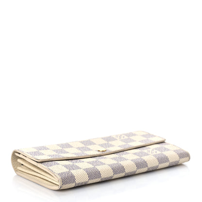 Louis Vuitton Damier Azur Sarah Wallet 4 of 10
