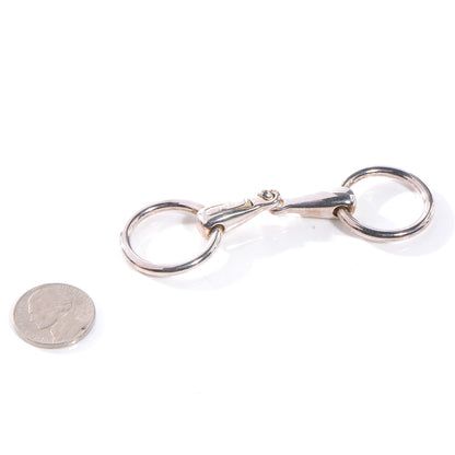 Hermes Bijouterie Fantasie Scarf Ring Silver 2 of 5