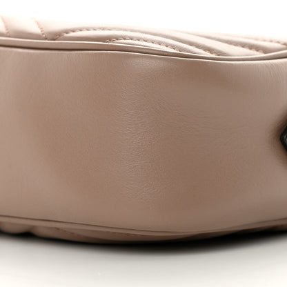 Gucci Calfskin Matelasse Small GG Marmont Chain Shoulder Bag Porcelain Rose 10 of 16
