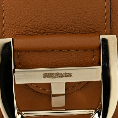 Delvaux Grained Calfskin Mini Brillant Satchel Natural 12 of 14