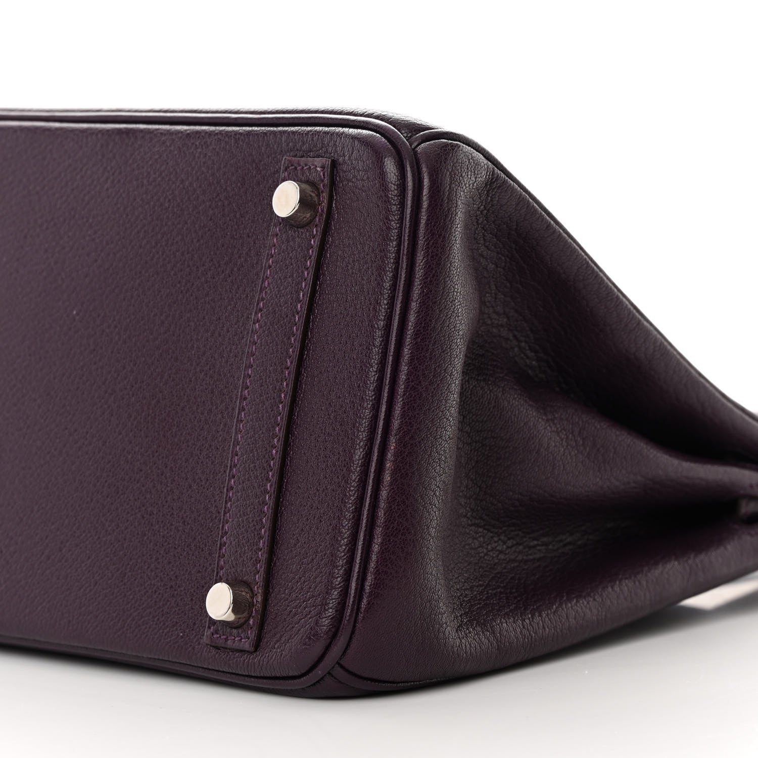 Hermes Chevre Mysore Birkin 30 Raisin 14 of 15