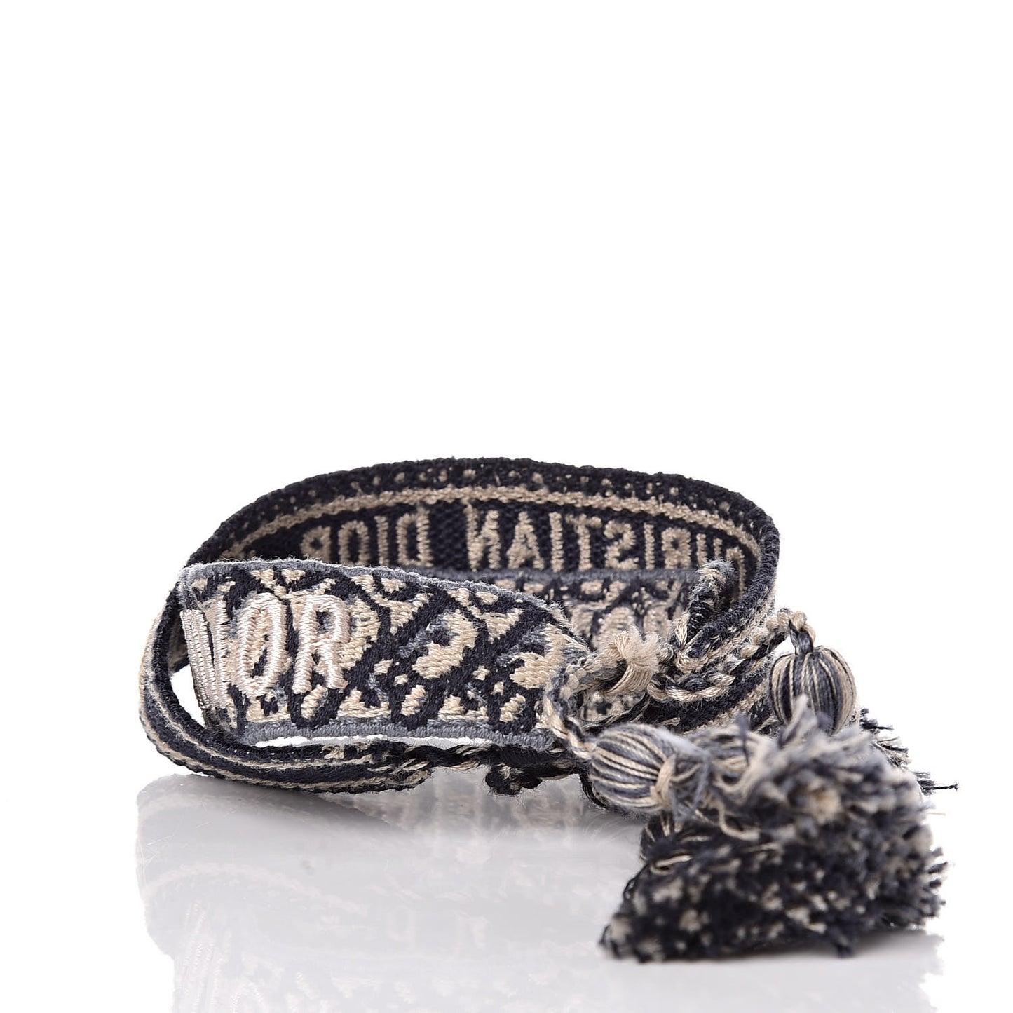 Woven Cotton J'Adior Friendship Bracelet Set Navy