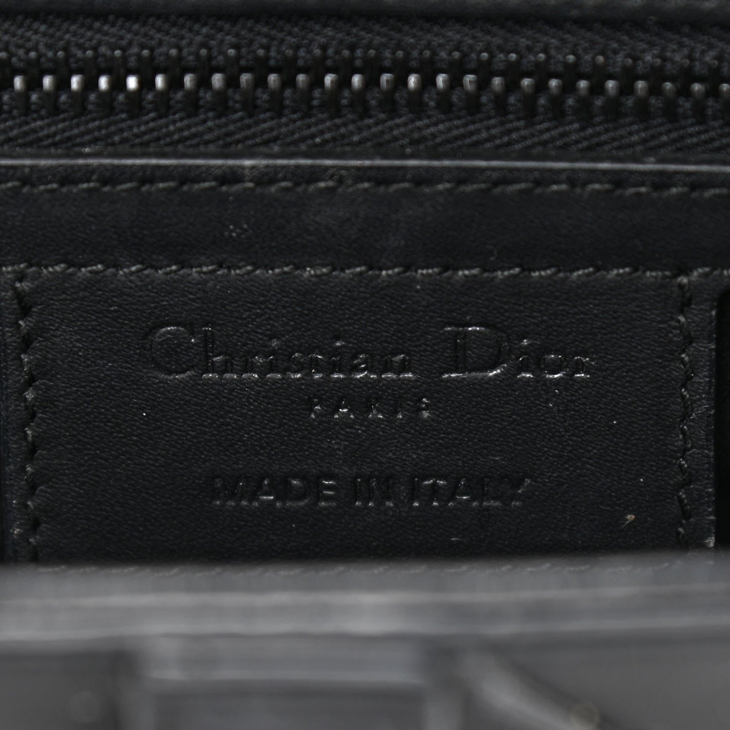 Christian Dior Ultra Matte Calfskin Saddle Bag Black 6 of 13