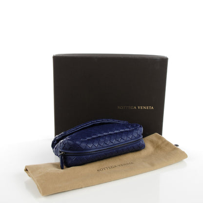 Bottega Veneta Nappa Intrecciato Messenger Bag Atlantic Blue 4 of 8