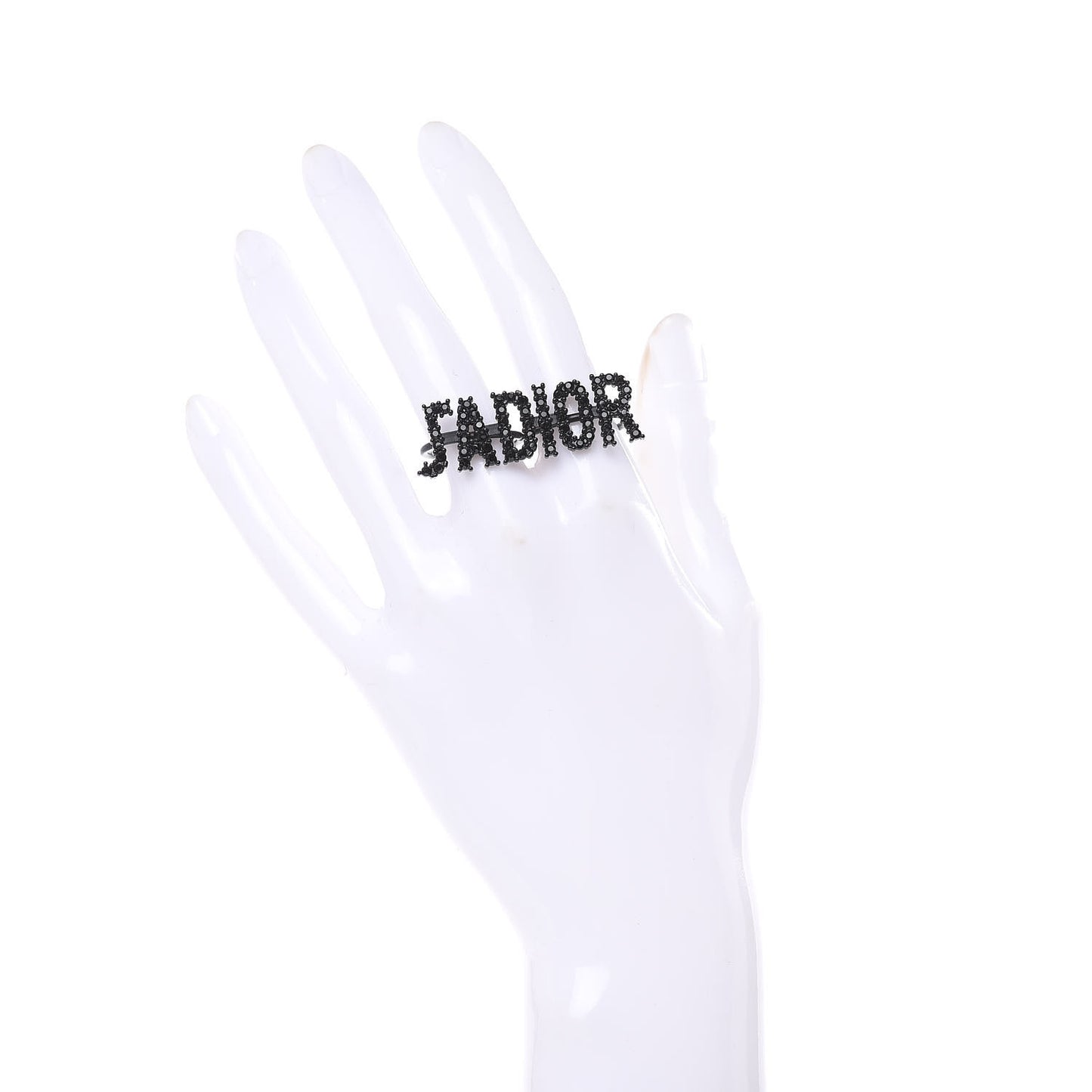 Crystal J'Adior Double Ring M Black