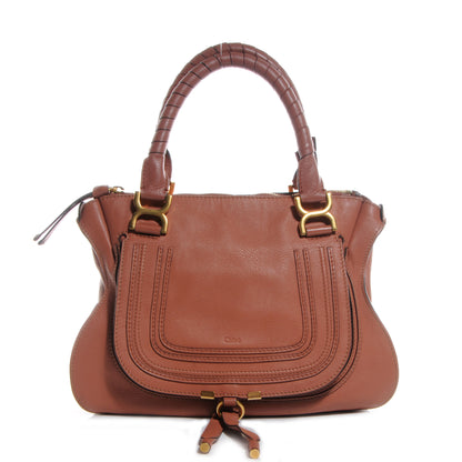 Chloe Calfskin Medium Marcie Satchel Clay 1 of 10
