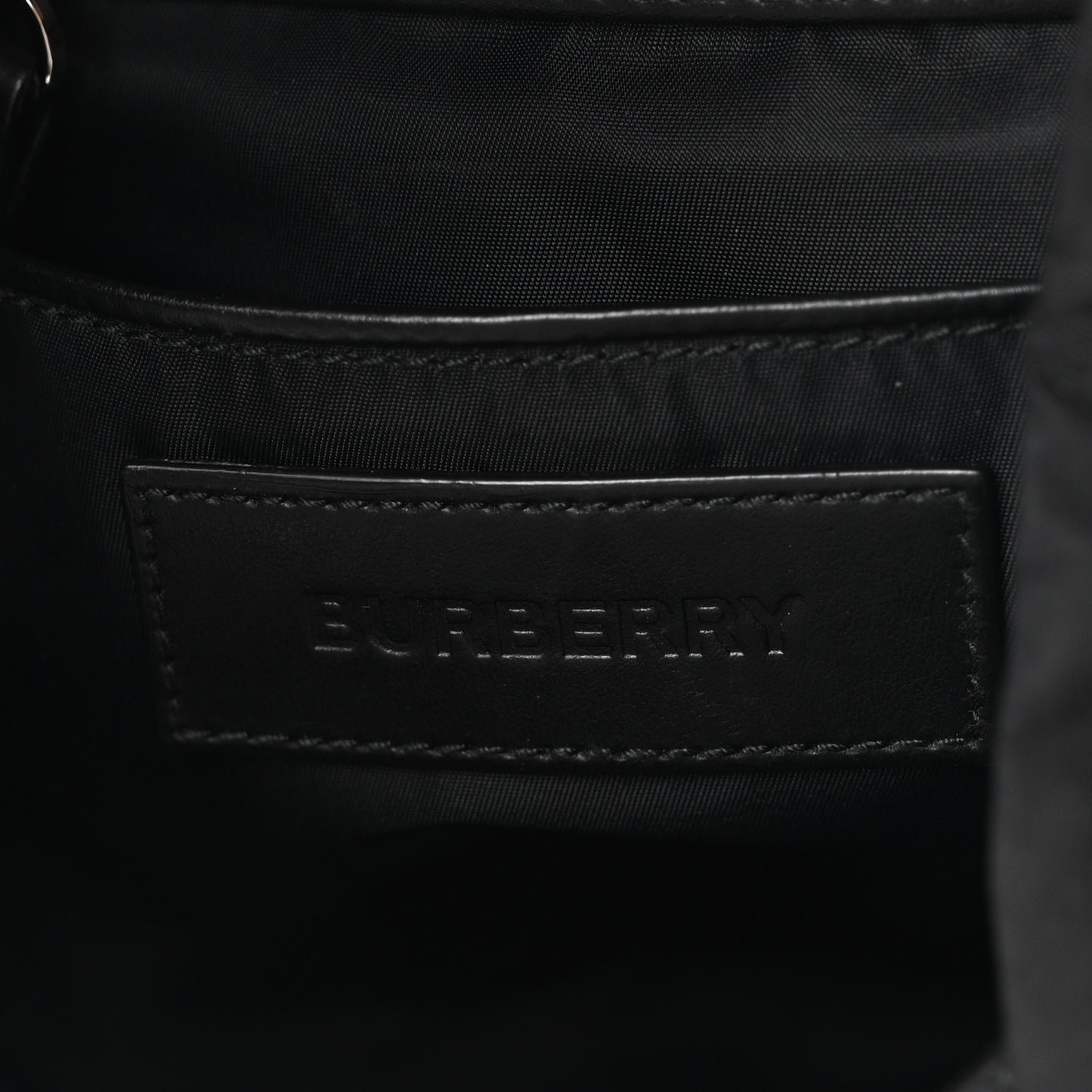 Nylon Logo Print Small Rucksack Backpack