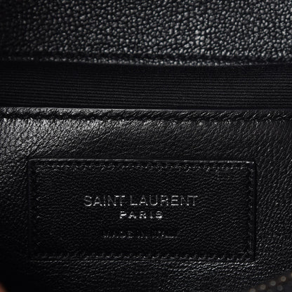 Saint Laurent Sheepskin Tri-quilt Monogram Large College Satchel Black 9 of 9