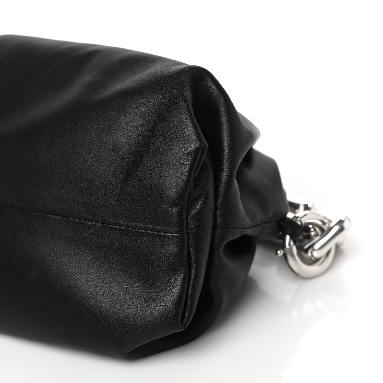 Bottega Veneta Calfskin The Pouch Chain Black 8 of 8