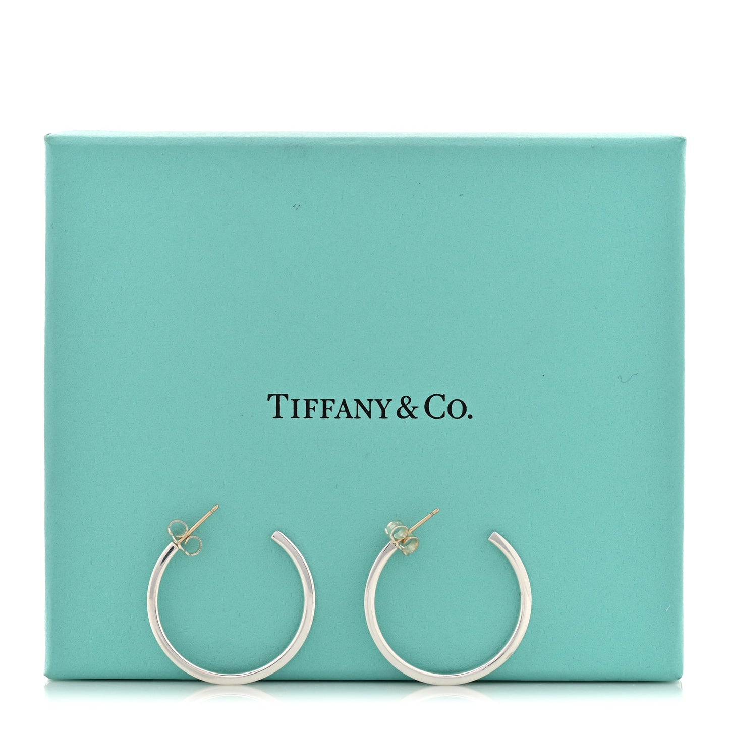 Sterling Silver 1837 Medium Narrow Hoop Earrings