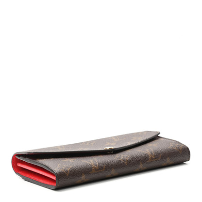 Louis Vuitton Monogram Sarah Wallet NM Coquelicot 4 of 7