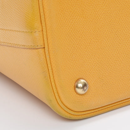 Hermes Courchevel Bi Color Bolide 35 Jaune Gold 18 of 19