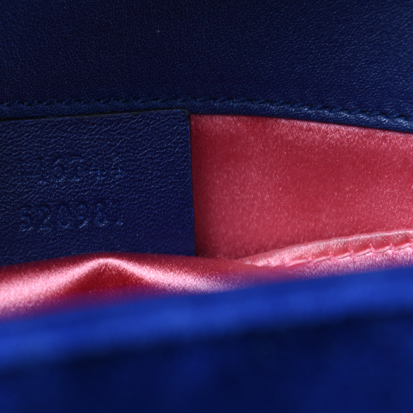 Velvet Matelasse Mini GG Marmont Shoulder Bag Cobalt Blue