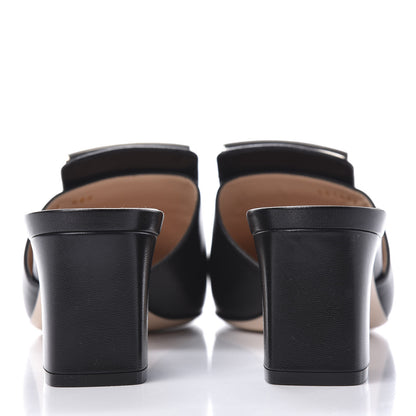 Gucci Malaga Kid Crystal Square G Madelyn Mules 42 Black 7 of 10
