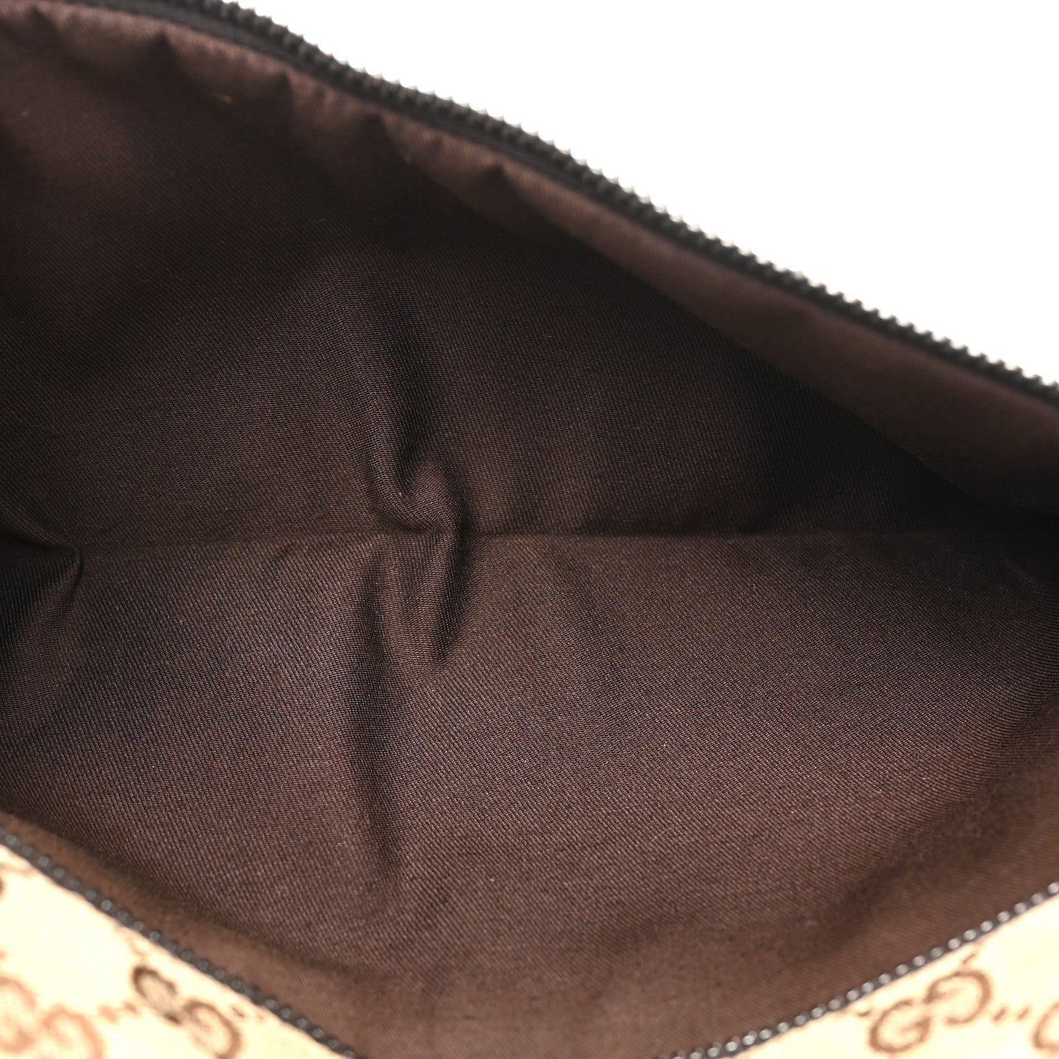 Gucci GG Monogram Double Pocket Belt Bag Dark Brown 5 of 14