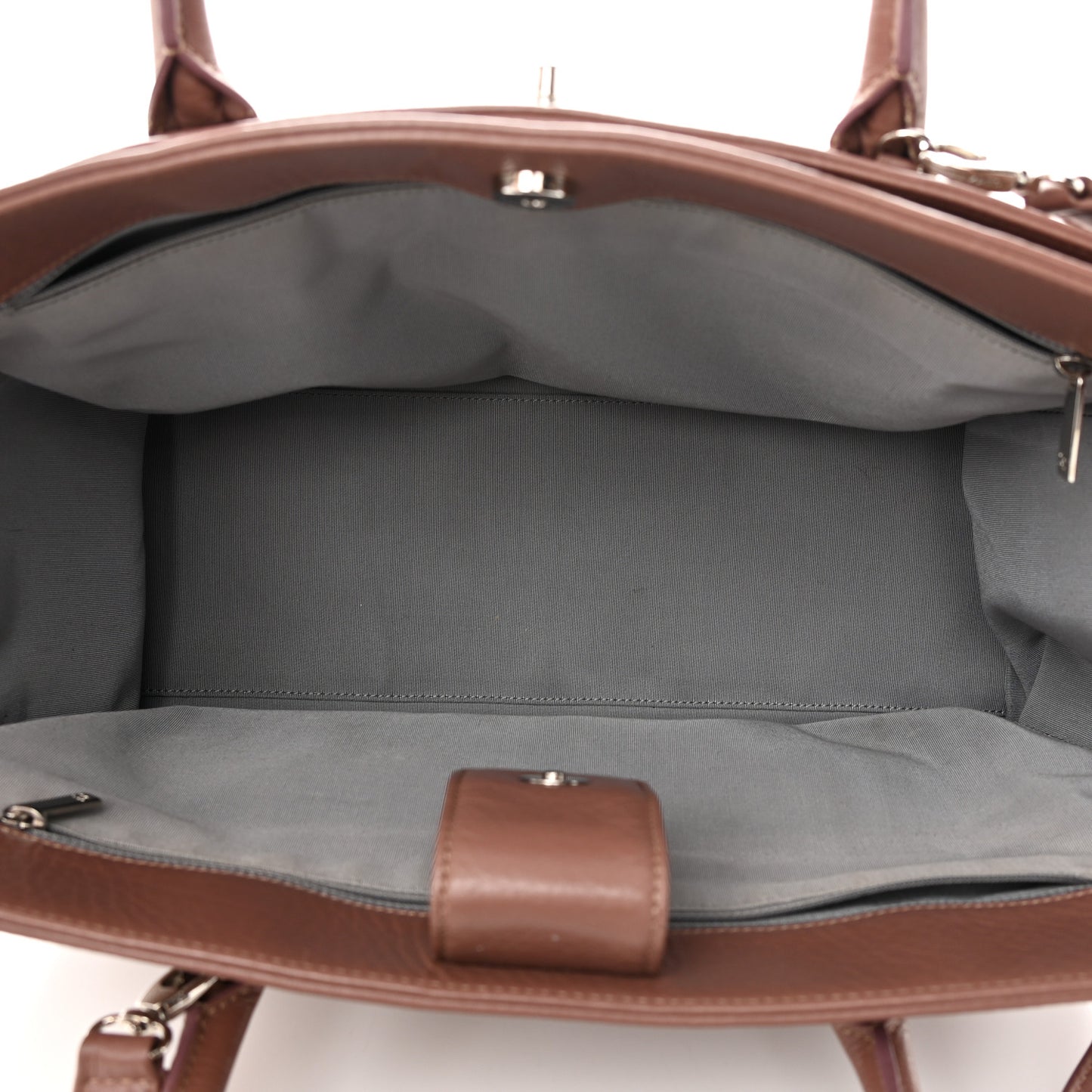 Calfskin XL Cerf Executive Shopper Tote Mauve