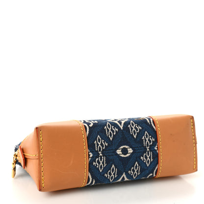 Louis Vuitton Jacquard Since 1854 Cosmetic Pouch PM Blue 4 of 9