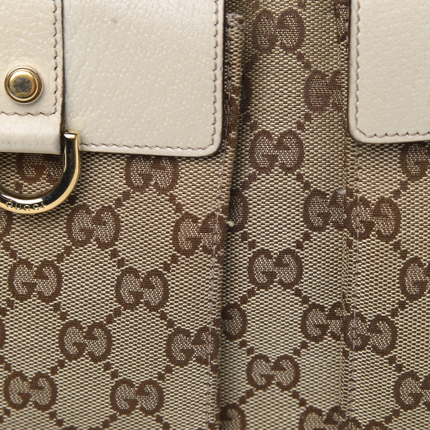 Gucci Monogram Medium Abbey Boston Off White 16 of 16