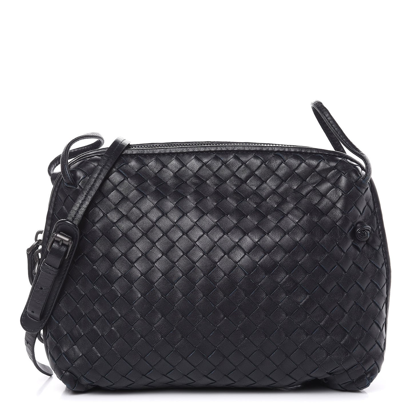 Nappa Intrecciato Nodini Bag Black