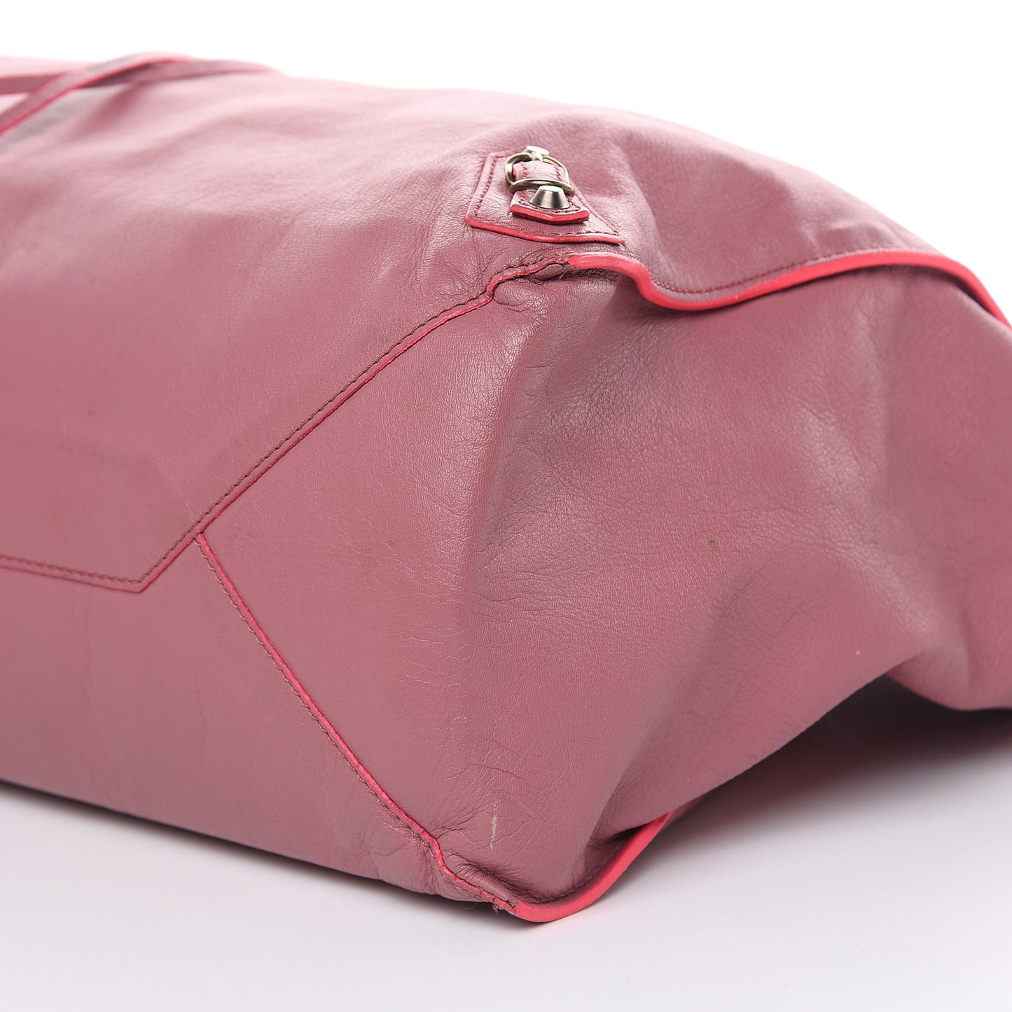Veau Papier A4 Tote Rose Anglaise