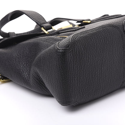 3.1 Phillip Lim 3.1 Textured Calfskin Medium Pashli Satchel Black 7 of 8