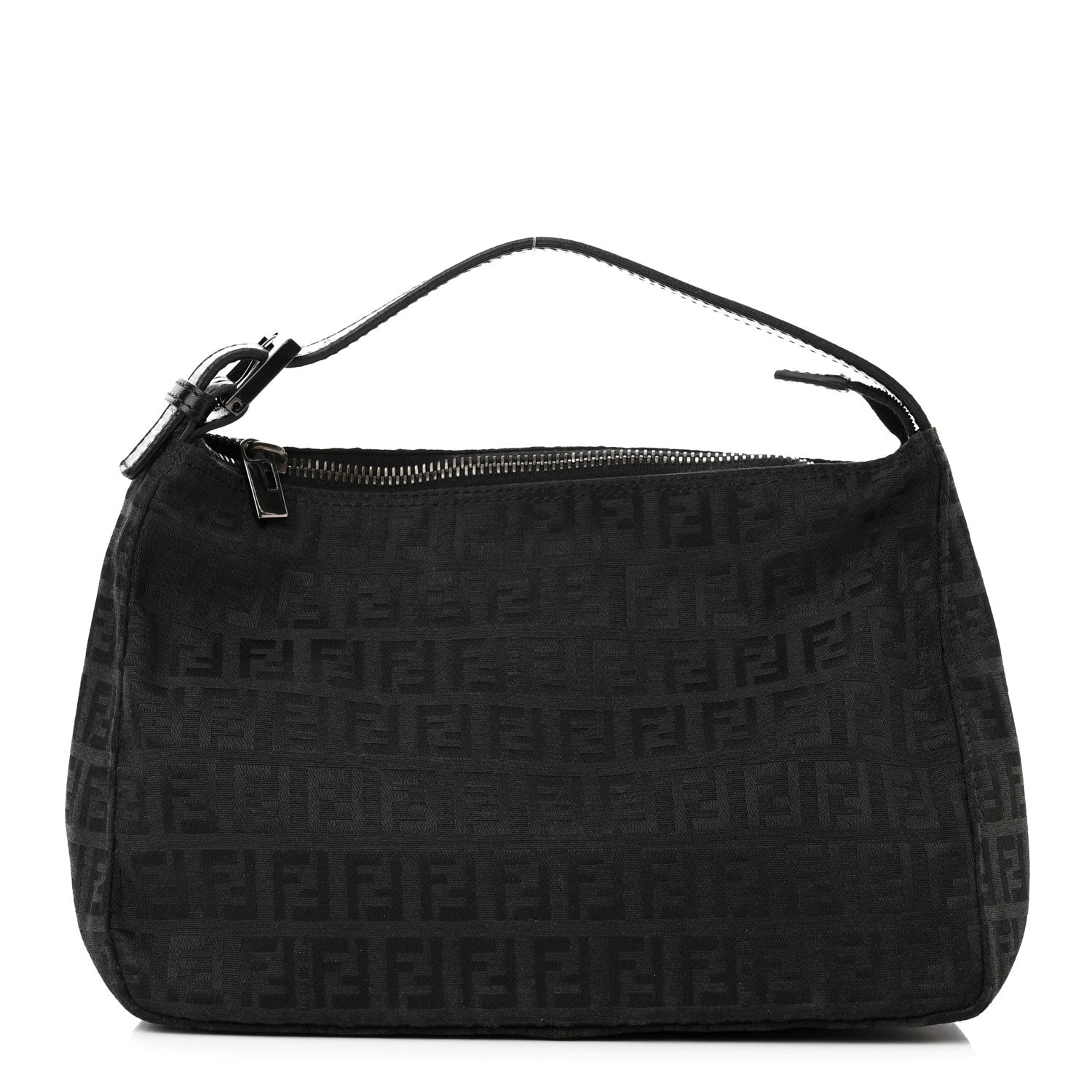 Fendi Zucchino Mini Pochette Black 1 of 9
