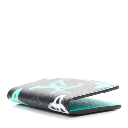 Louis Vuitton Monogram Eclipse Pocket Organizer Green Light 2 of 5