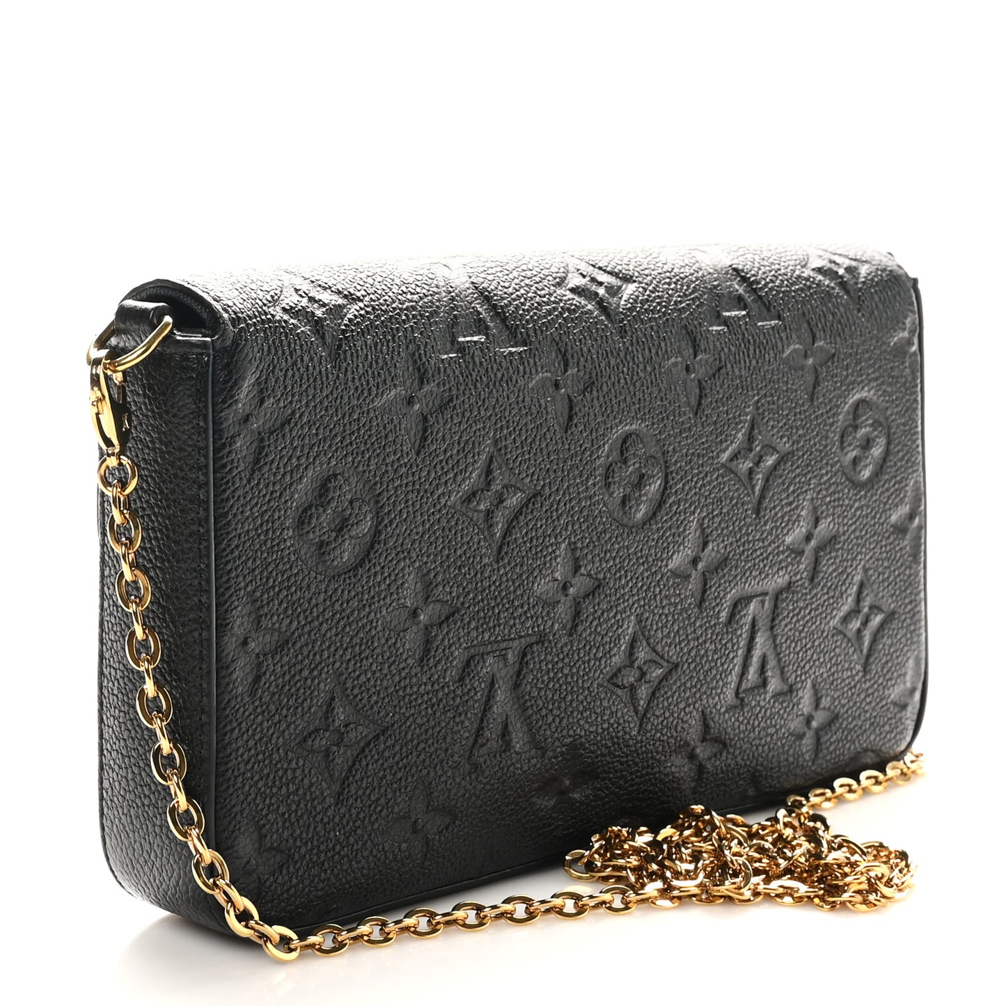 Empreinte Pochette Felicie Chain Wallet Black