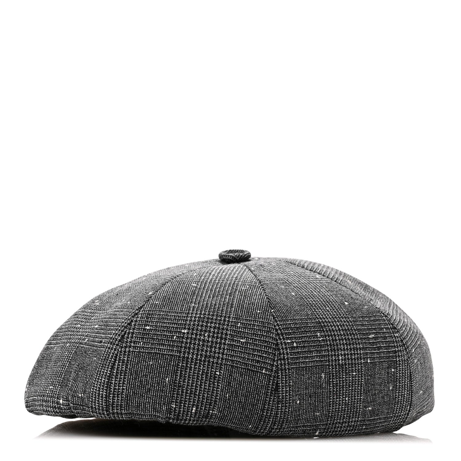 Christian Dior Wool Blend Prince of Whales Cap M Grey 1 of 9