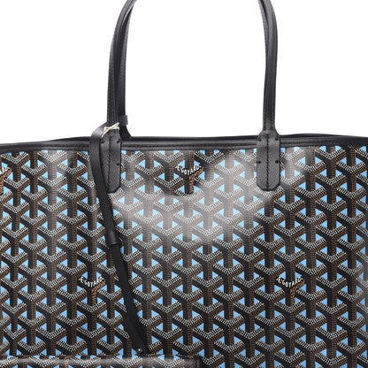 Goyard Goyardine Saint Louis Claire Voie PM Black Blue 9 of 11