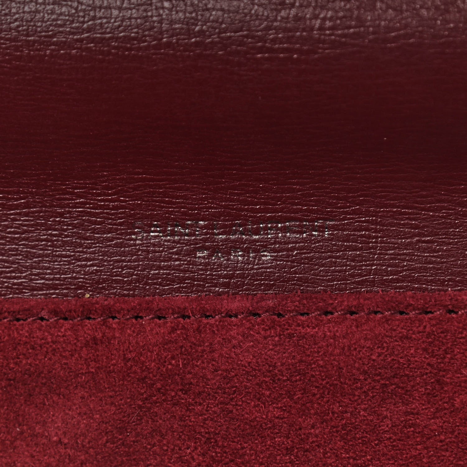 Saint Laurent Calfskin Medium Bellechasse Satchel Palissandre 7 of 15