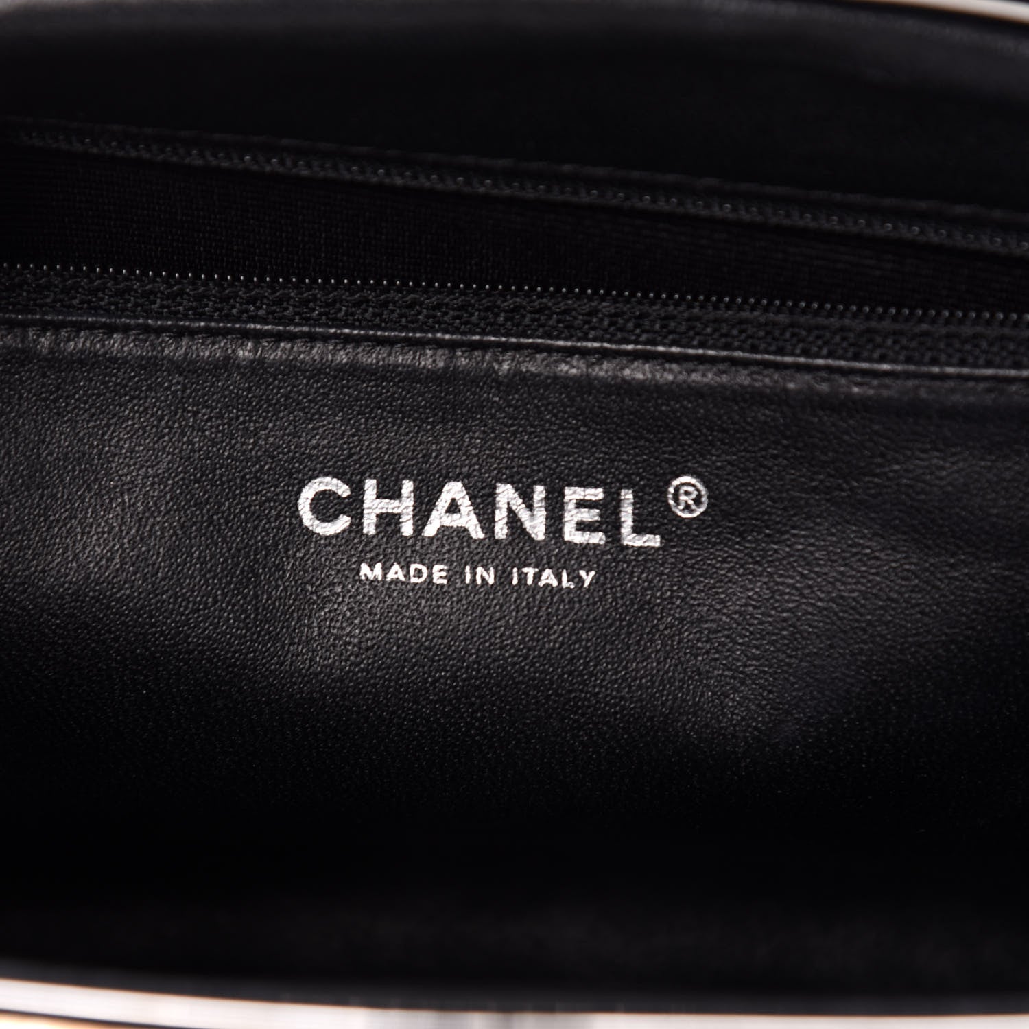 Chanel Lambskin Perforated Timeless Clutch Black 6 of 10