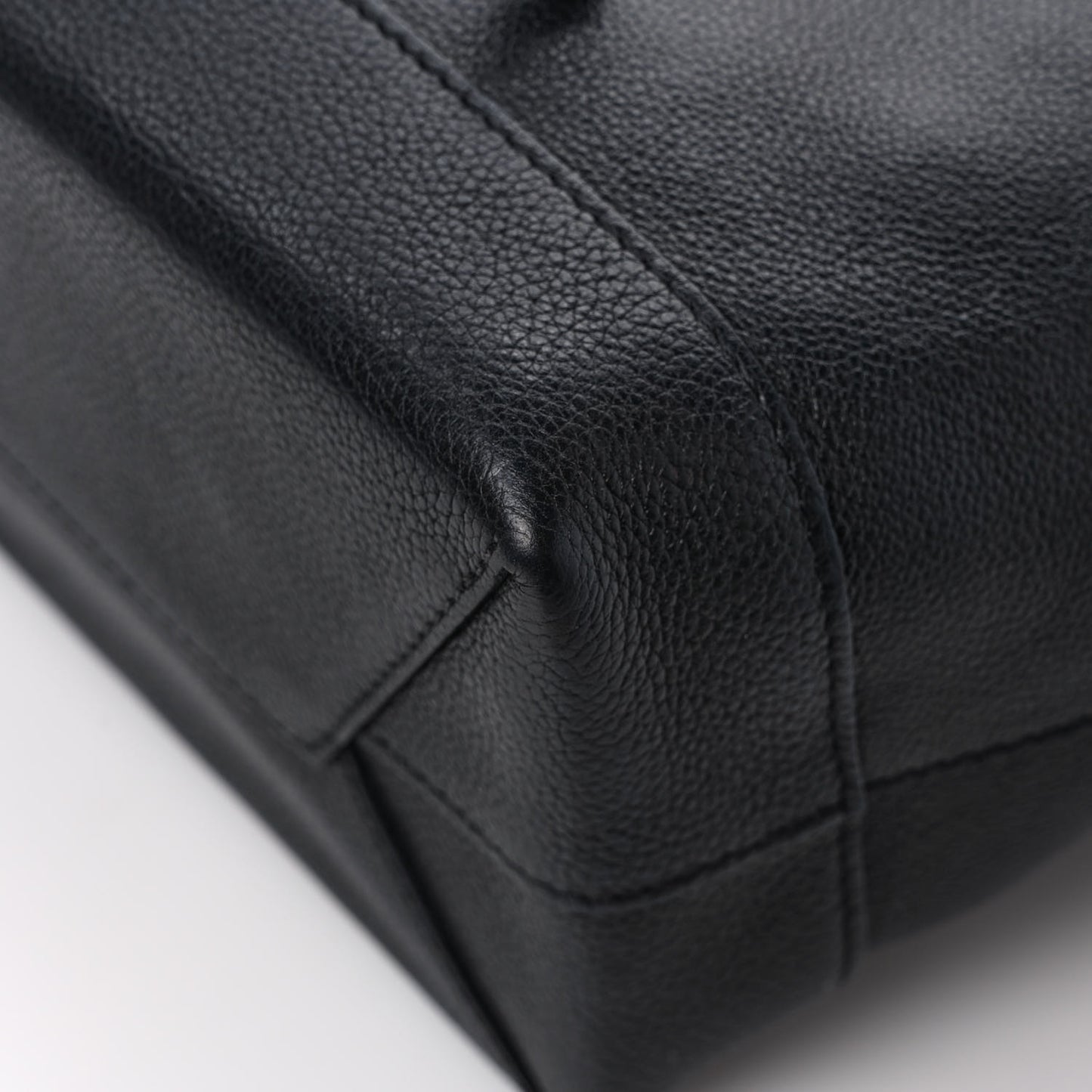 Calfskin Lockme Backpack Black
