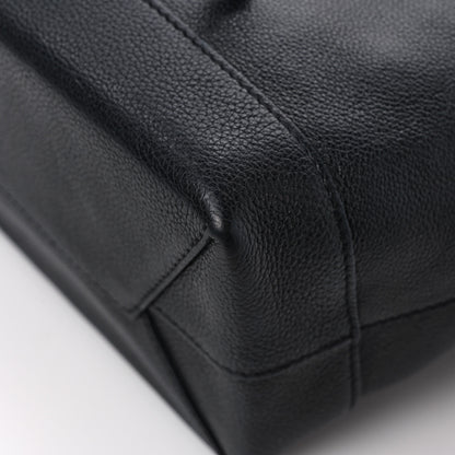 Louis Vuitton Calfskin Lockme Backpack Black 10 of 13