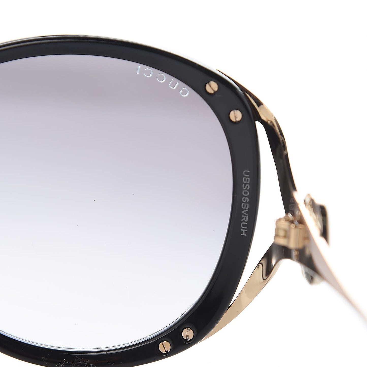 Round Frame Injected GG0226SK Sunglasses Black