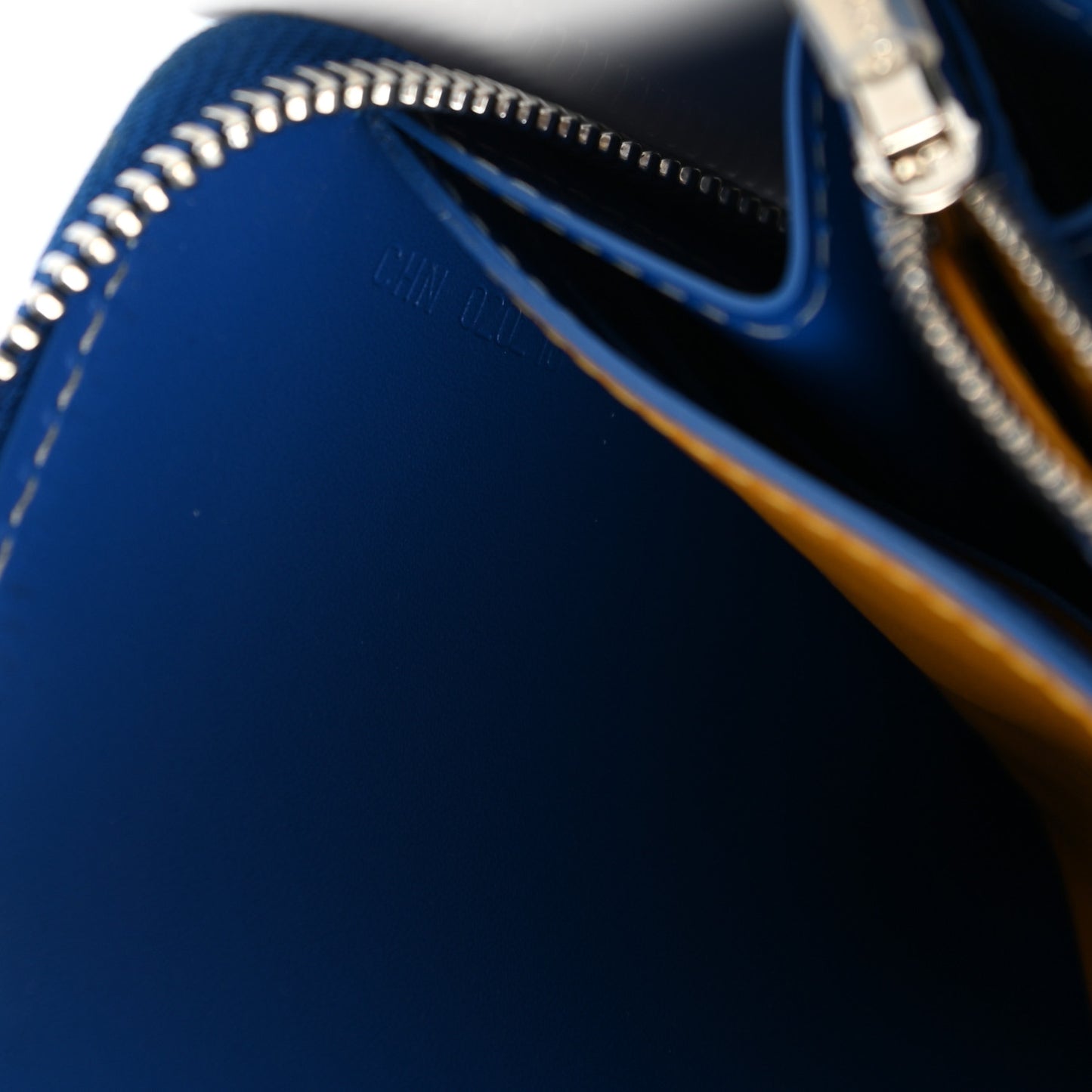 Goyardine Matignon Zip Around GM Wallet Blue
