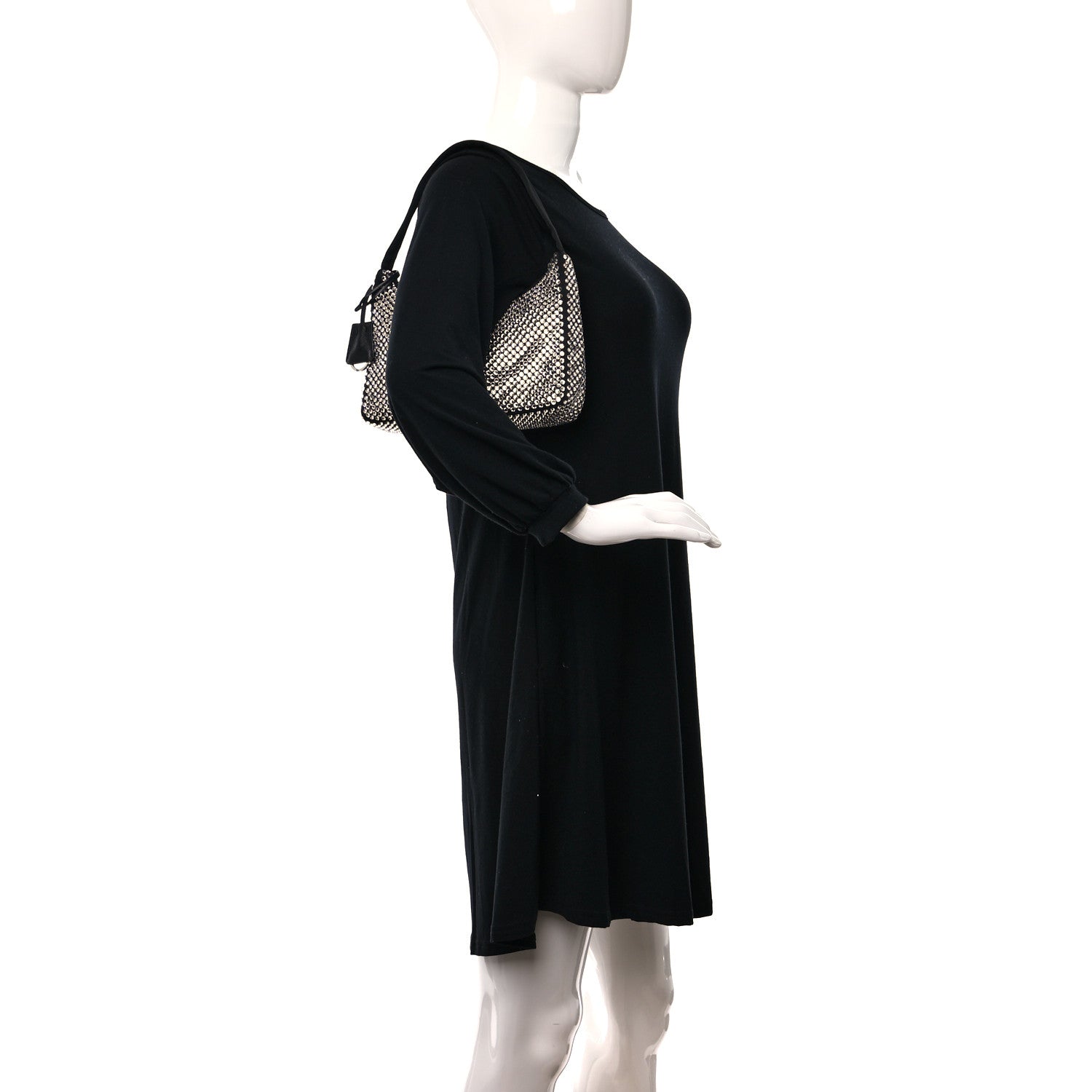 Prada Satin Crystal Mini Re-Edition 2000 Bag Cristal 2 of 8