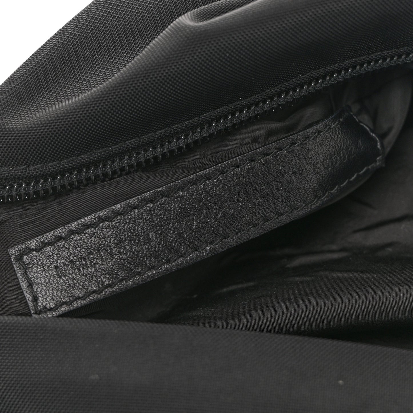 Sport Nylon Logo Embroidered Large Wheel Backpack Black
