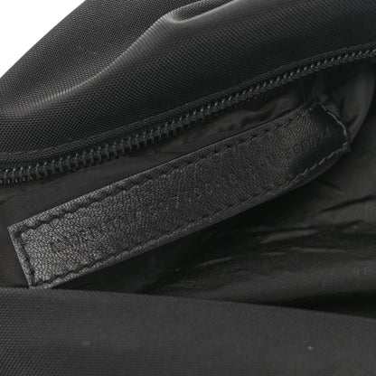 Balenciaga Sport Nylon Logo Embroidered Large Wheel Backpack Black 7 of 11