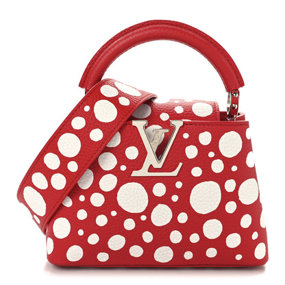 Louis Vuitton LV X YK Taurillon Capucines Mini Red White 1 of 10