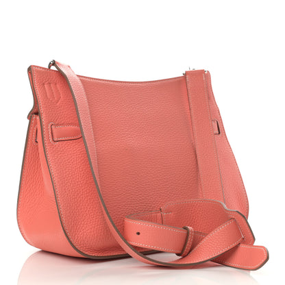 Hermes Taurillon Clemence Jypsiere 28 Crevette 3 of 14